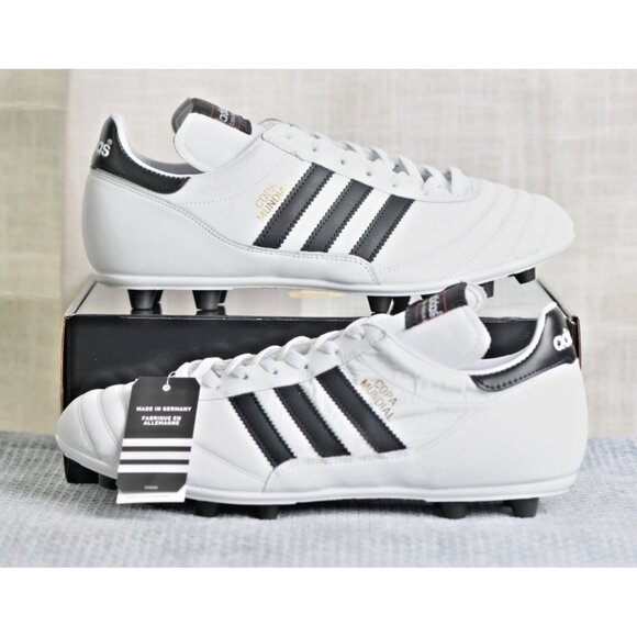 New! Size: 11.5 Men | adidas Copa Mundial FG Leather | White/Gold/Black | ID4050